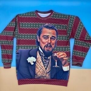 Leonardo Decaprio Christmas Crewneck Sweatshirt